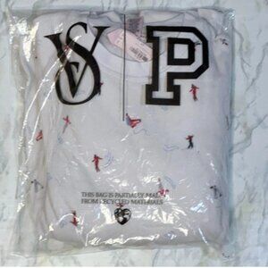 Victoria's Secret Thermal Long Pajama PJ Set LongJane  NWT Sleep Medium regular